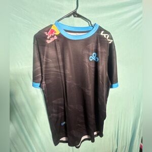 Cloud 9 Black Jersey with Blue Trim